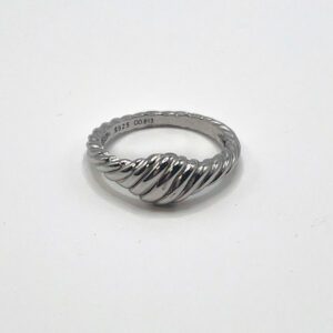 Anillo de plata Rizado