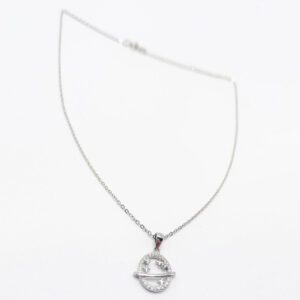 Gargantilla de plata y circonitas Venus