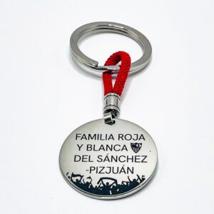 Llavero Sevilla FC familia roja y blanca
